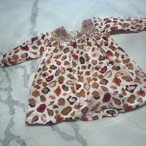Pink Chicken Leopard Sequin Dress - 3T